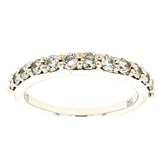 Pre Owned 18ct White Gold Diamond Eternity Ring ZP921